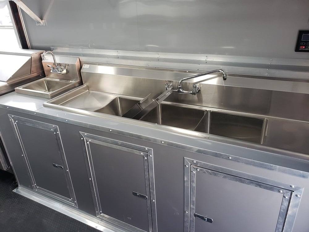 304-8.5-x-18-white-concession-food-trailer-with-restroom-11.jpg 8.5' x 18' White Concession Food Trailer with Restroom