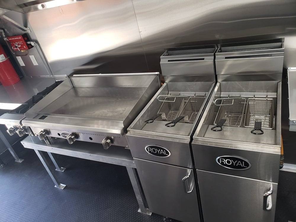 304-8.5-x-18-white-concession-food-trailer-with-restroom-12.jpg 8.5' x 18' White Concession Food Trailer with Restroom
