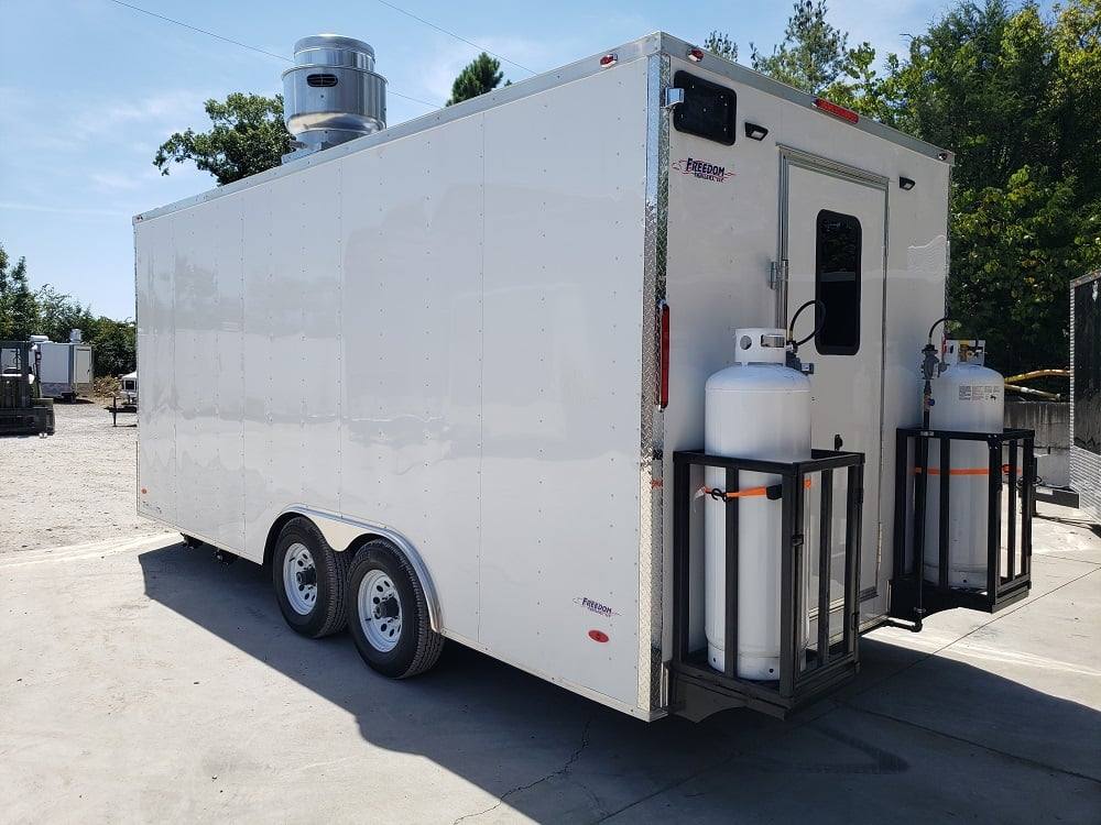 304-8.5-x-18-white-concession-food-trailer-with-restroom-25.jpg 8.5' x 18' White Concession Food Trailer with Restroom