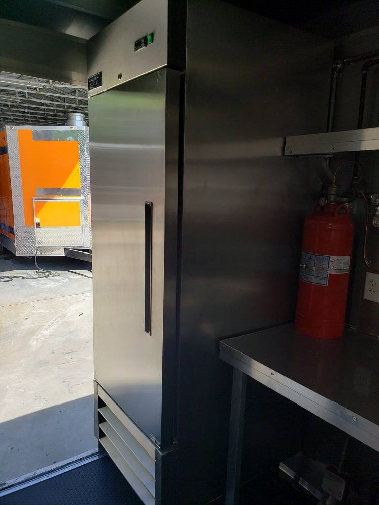 304-8.5-x-18-white-concession-food-trailer-with-restroom-5.jpg 8.5' x 18' White Concession Food Trailer with Restroom