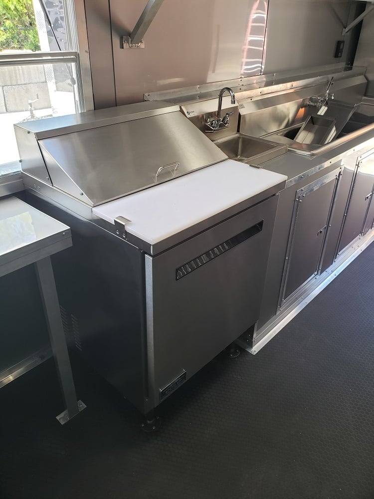 304-8.5-x-18-white-concession-food-trailer-with-restroom-7.jpg 8.5' x 18' White Concession Food Trailer with Restroom