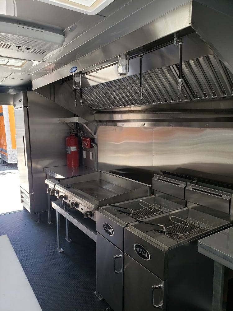 304-8.5-x-18-white-concession-food-trailer-with-restroom-8.jpg 8.5' x 18' White Concession Food Trailer with Restroom