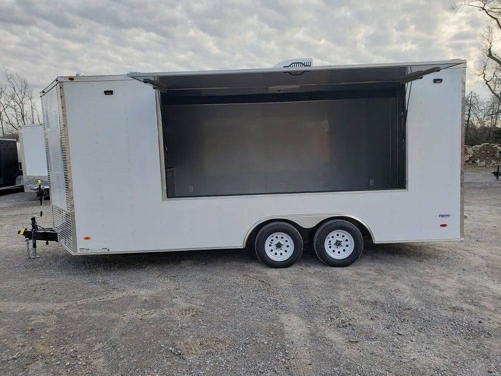 305-8.5-x-18-white-concession-food-trailer-with-restroom-11.jpg 8.5' x 18' White Concession Food Trailer with Restroom
