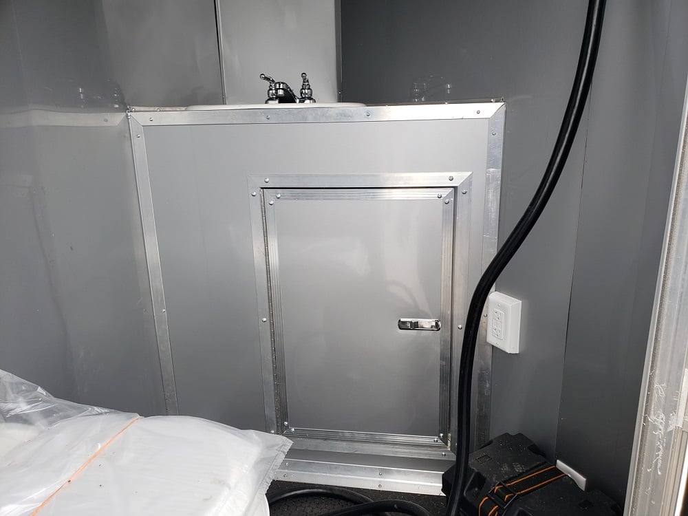 305-8.5-x-18-white-concession-food-trailer-with-restroom-20.jpg 8.5' x 18' White Concession Food Trailer with Restroom