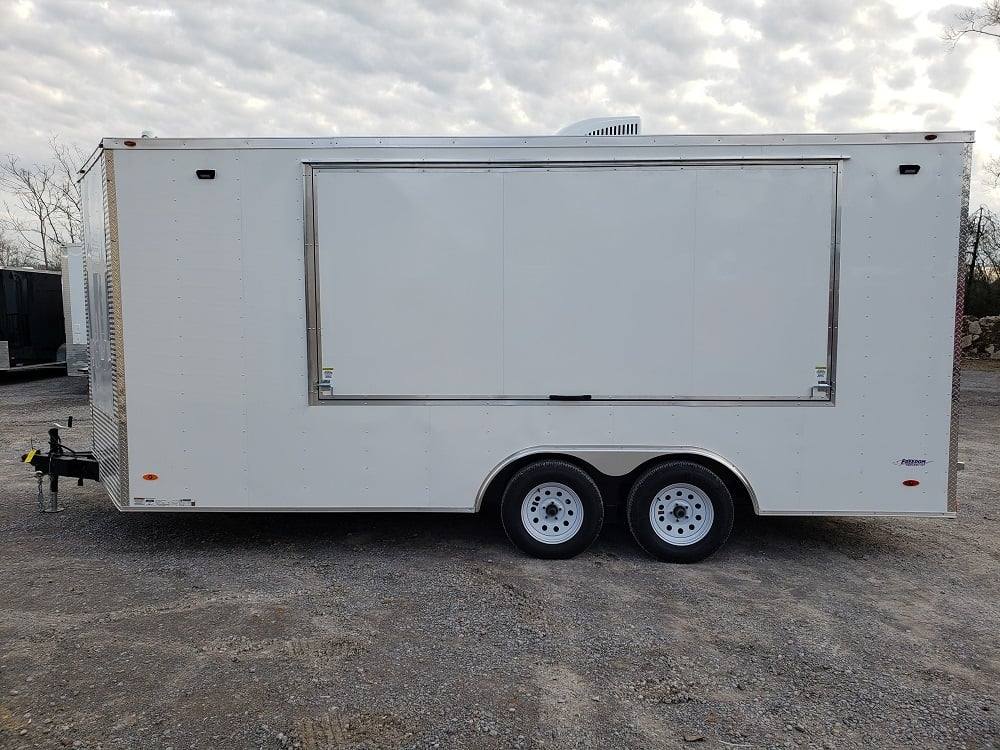 305-8.5-x-18-white-concession-food-trailer-with-restroom-25.jpg 8.5' x 18' White Concession Food Trailer with Restroom