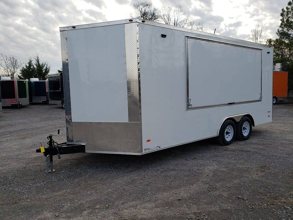 305-8.5-x-18-white-concession-food-trailer-with-restroom-7.jpg 8.5' x 18' White Concession Food Trailer with Restroom