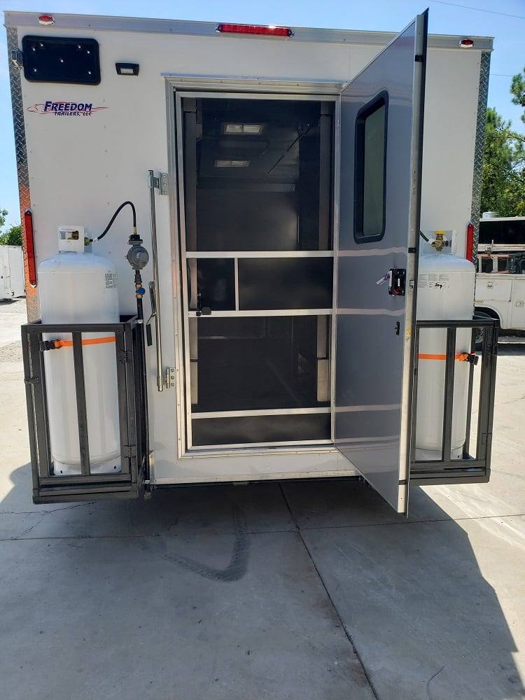 306-8.5-x-18-white-concession-food-trailer-with-restroom-and-appliances-19.jpg 8.5' x 18' White Concession Food Trailer with Restroom and Appliances