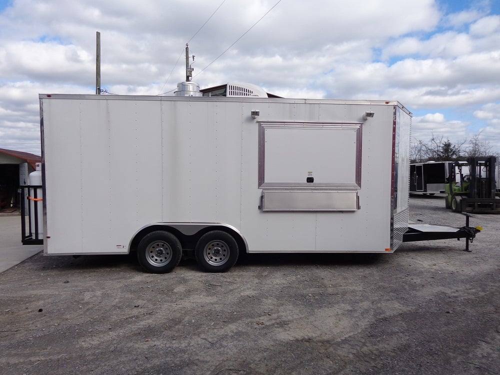 307-8.5-x-18-white-concession-trailer-with-appliances-3.jpg 8.5' x 18' White Concession Trailer With Appliances