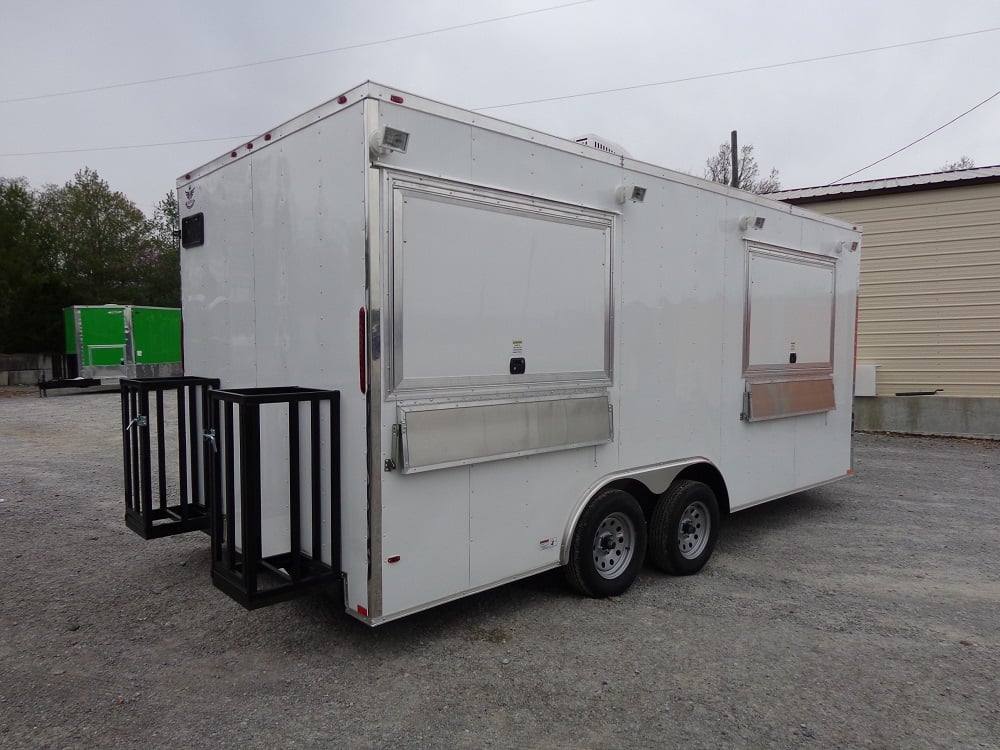 309-8.5-x-18-white-double-window-concession-food-trailer-15.jpg 8.5' x 18' White Double Window Concession Food Trailer