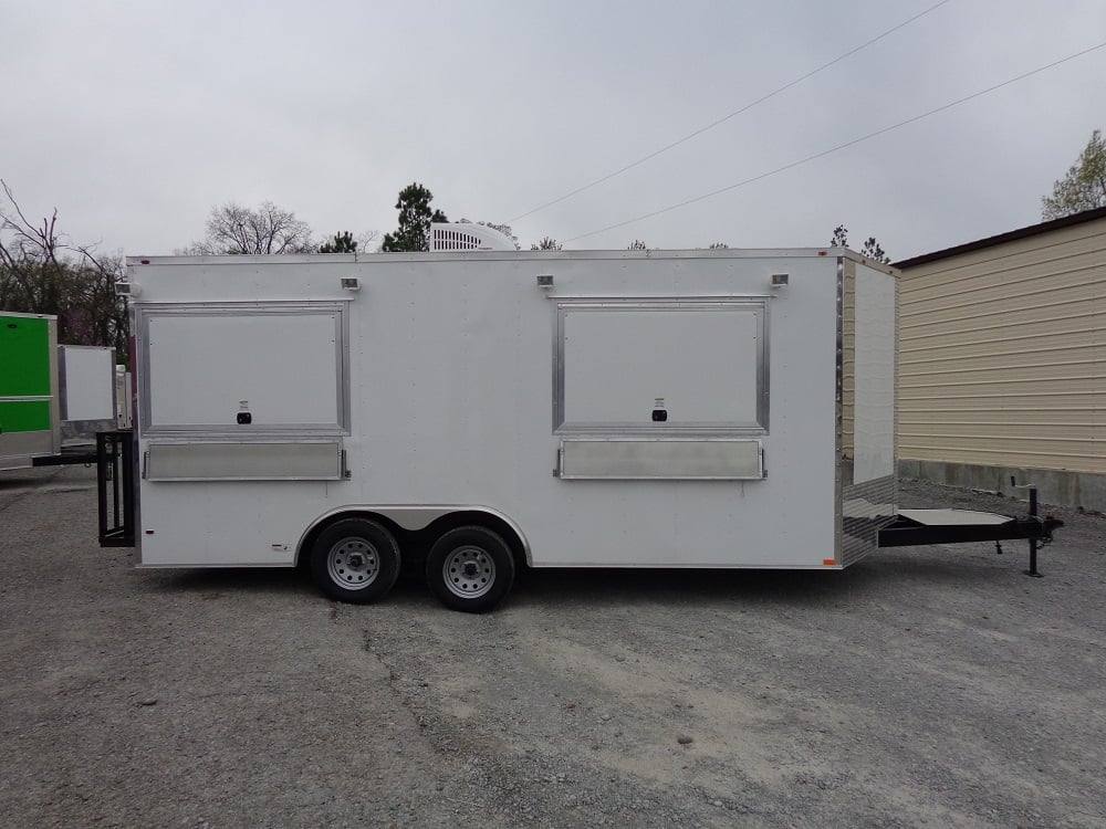 309-8.5-x-18-white-double-window-concession-food-trailer-19.jpg 8.5' x 18' White Double Window Concession Food Trailer