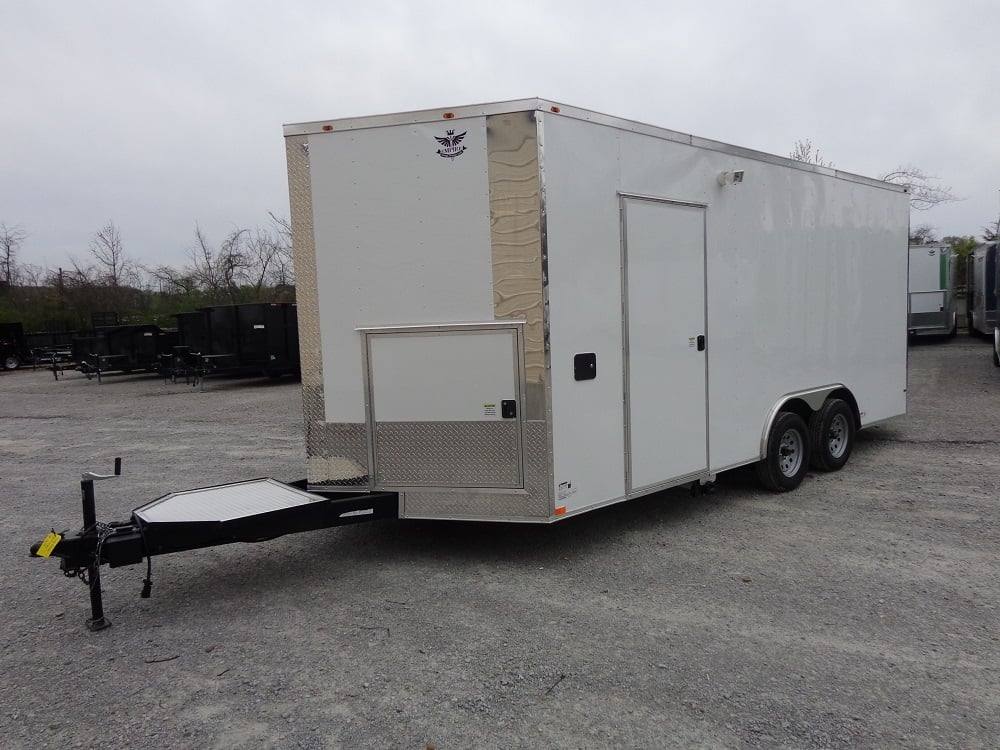 309-8.5-x-18-white-double-window-concession-food-trailer-20.jpg 8.5' x 18' White Double Window Concession Food Trailer