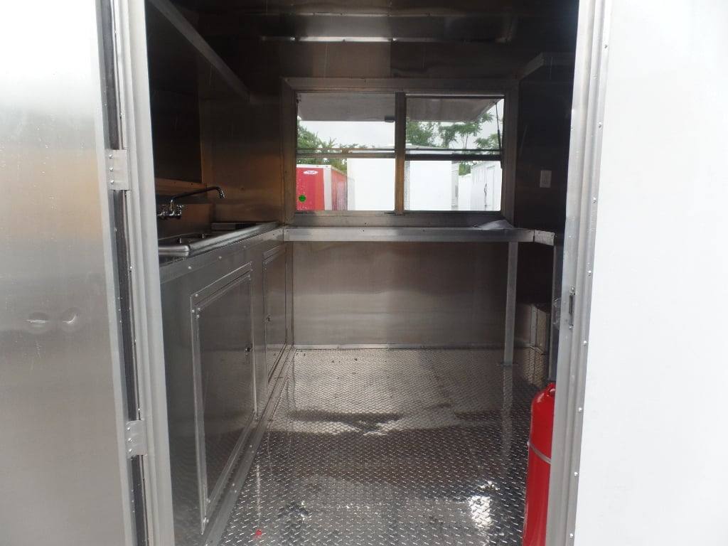 311-8.5-x-18-white-food-concession-catering-trailer-with-appliances-21.jpg 8.5' x 18' White Food Concession Catering Trailer With Appliances
