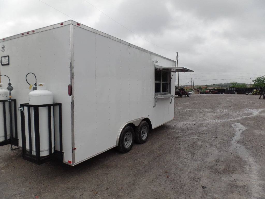 311-8.5-x-18-white-food-concession-catering-trailer-with-appliances-3.jpg 8.5' x 18' White Food Concession Catering Trailer With Appliances