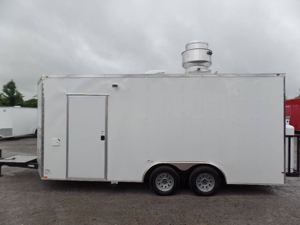 311-8.5-x-18-white-food-concession-catering-trailer-with-appliances-8.jpg 8.5' x 18' White Food Concession Catering Trailer With Appliances
