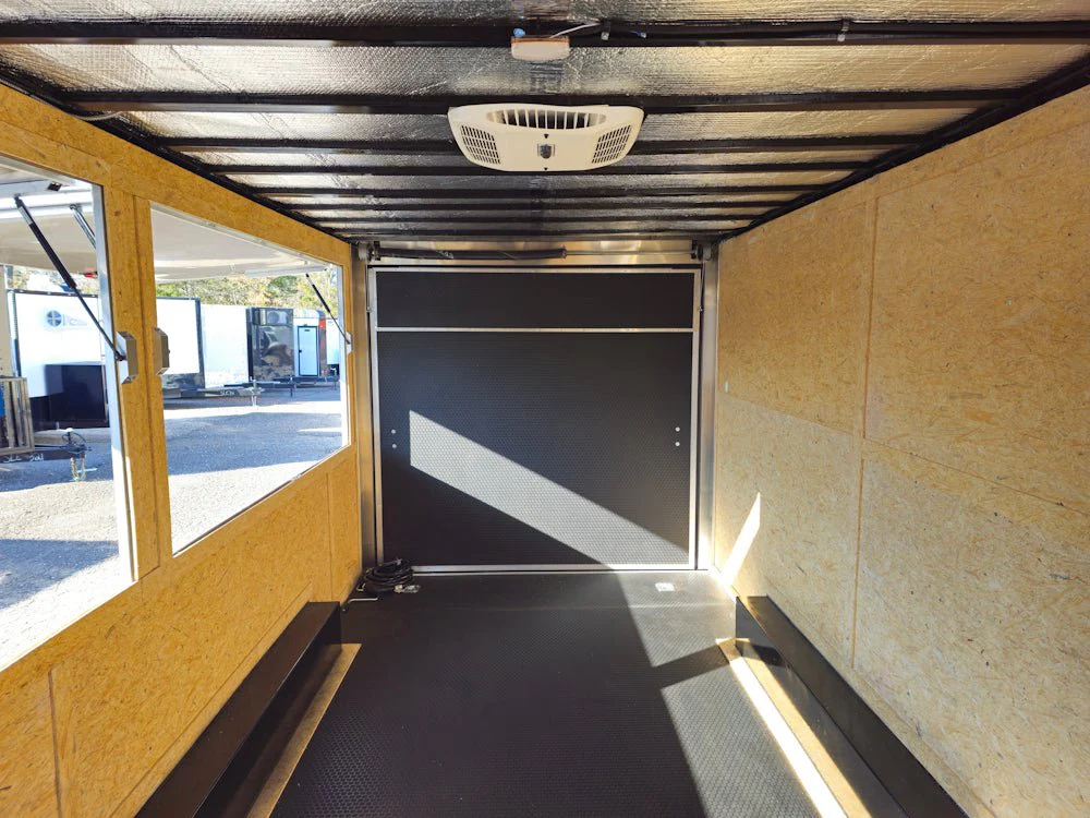 8.5' X 18' White Marketing Event Concession Trailer