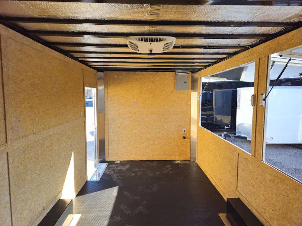 8.5' X 18' White Marketing Event Concession Trailer