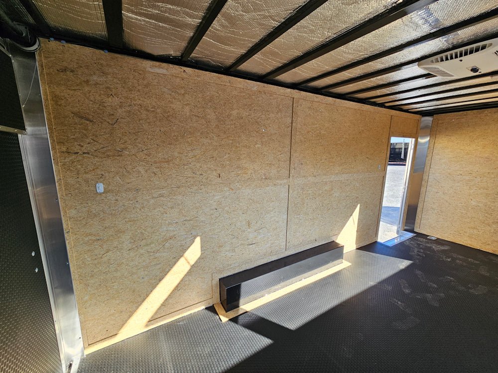 8.5' X 18' White Marketing Event Concession Trailer