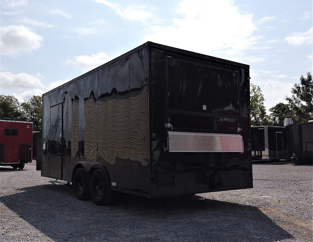 314-8.5-x-18-white-pizza-vending-concession-food-trailer-30.jpg 8.5' x 18' White Pizza Vending Concession Food Trailer
