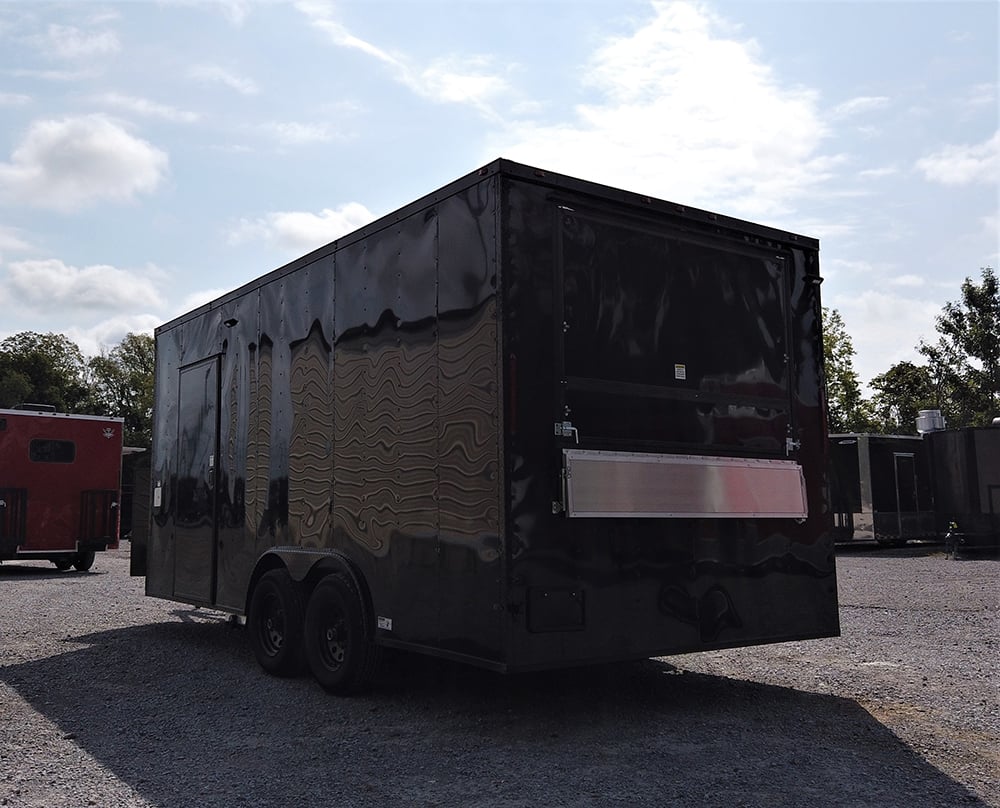 314-8.5-x-18-white-pizza-vending-concession-food-trailer-34.jpg 8.5' x 18' White Pizza Vending Concession Food Trailer