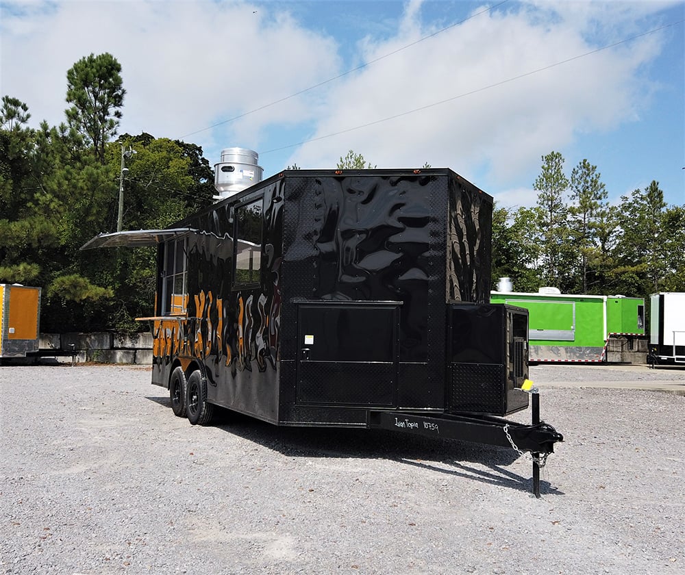 314-8.5-x-18-white-pizza-vending-concession-food-trailer-42.jpg 8.5' x 18' White Pizza Vending Concession Food Trailer