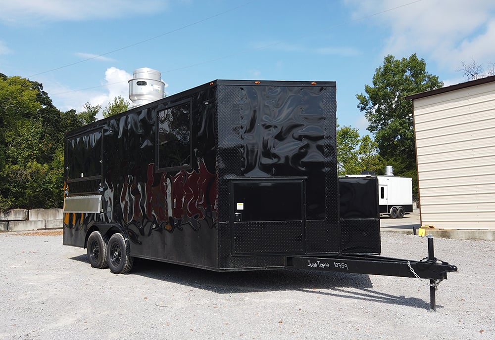 314-8.5-x-18-white-pizza-vending-concession-food-trailer-44.jpg 8.5' x 18' White Pizza Vending Concession Food Trailer