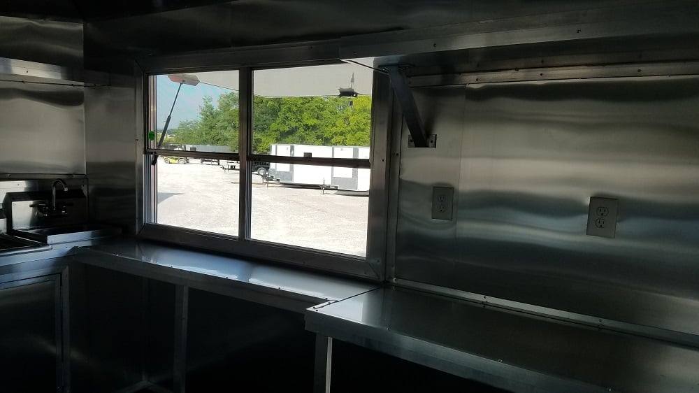 315-8.5-x-18-white-porch-style-event-concession-food-trailer-3.jpg 8.5' x 18' White Porch Style Event Concession Food Trailer