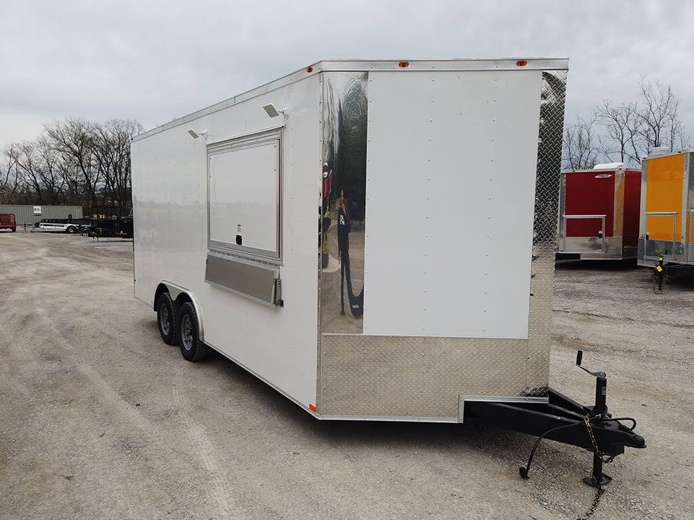 316-8.5-x-18-white-vending-concession-food-trailer-1.jpg 8.5' x 18' White Vending Concession Food Trailer
