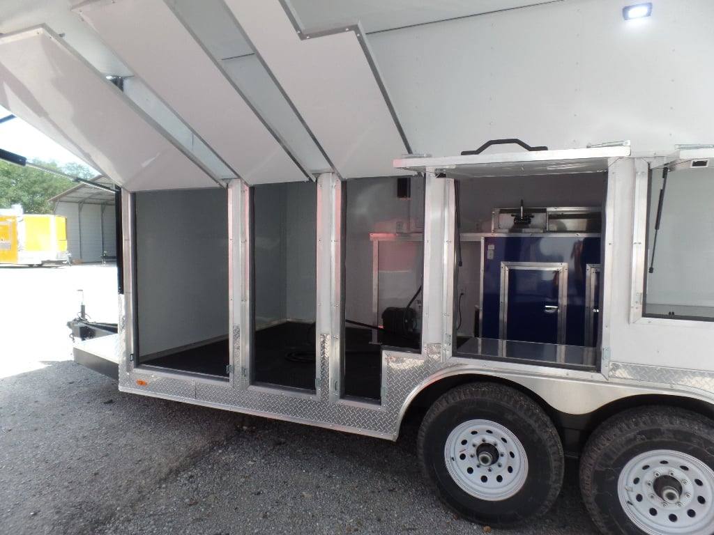 317-8.5-x-18-white-yogurt-concession-food-trailer-18.jpg 8.5' x 18' White Yogurt Concession Food Trailer