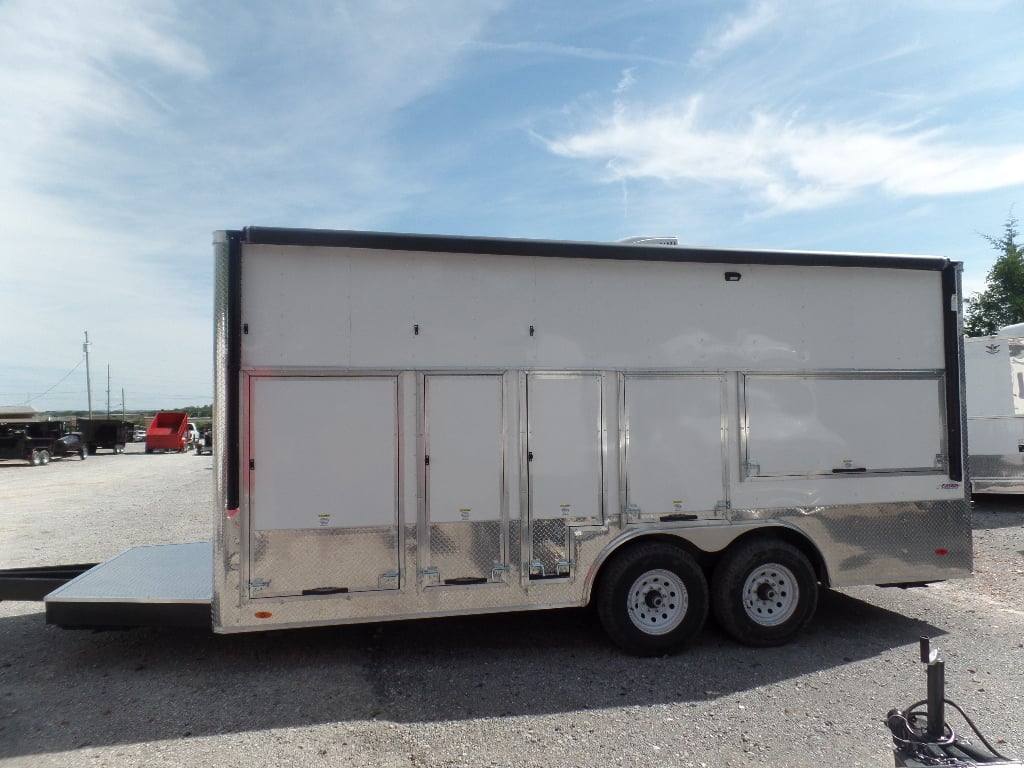 317-8.5-x-18-white-yogurt-concession-food-trailer-19.jpg 8.5' x 18' White Yogurt Concession Food Trailer