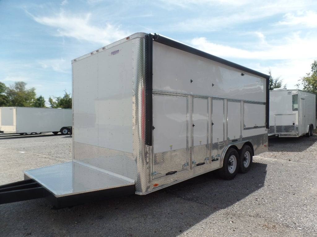317-8.5-x-18-white-yogurt-concession-food-trailer-21.jpg 8.5' x 18' White Yogurt Concession Food Trailer