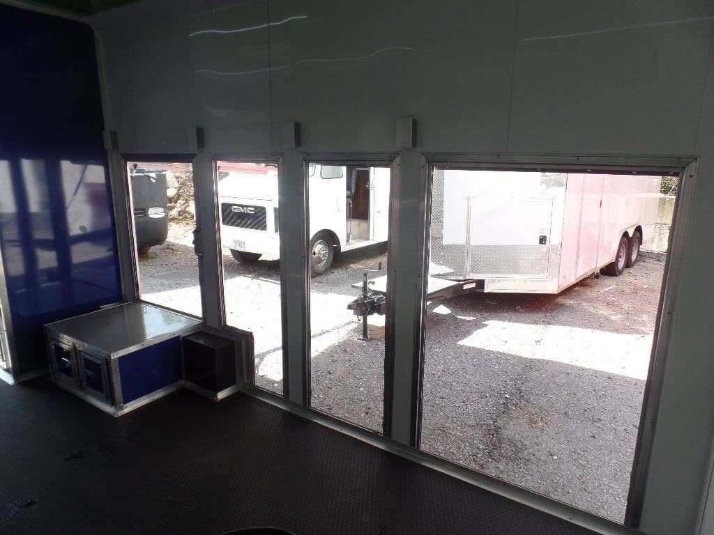 317-8.5-x-18-white-yogurt-concession-food-trailer-23.jpg 8.5' x 18' White Yogurt Concession Food Trailer