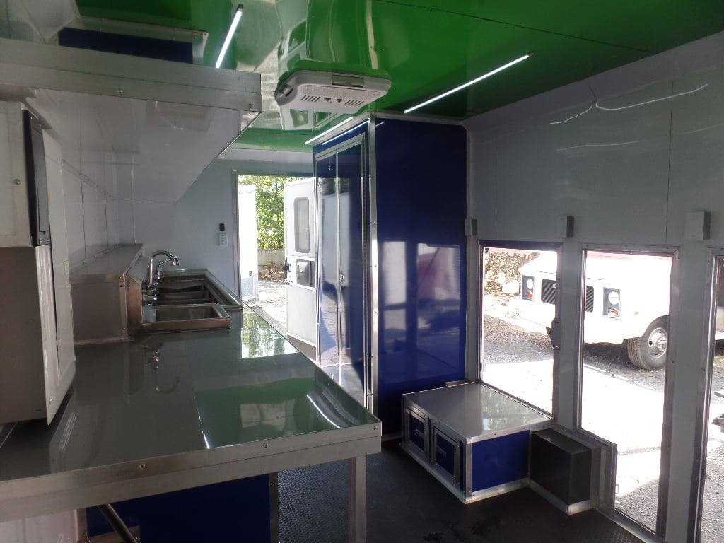 317-8.5-x-18-white-yogurt-concession-food-trailer-3.jpg 8.5' x 18' White Yogurt Concession Food Trailer