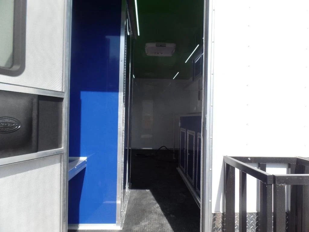 317-8.5-x-18-white-yogurt-concession-food-trailer-8.webp 8.5' x 18' White Yogurt Concession Food Trailer