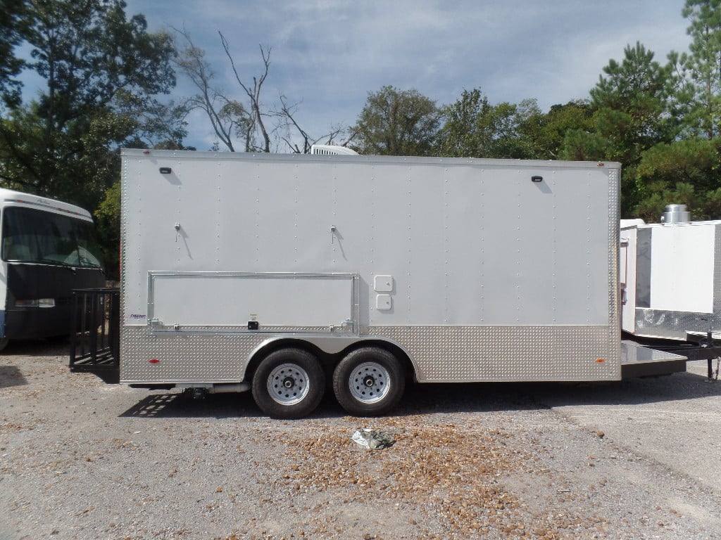 317-8.5-x-18-white-yogurt-concession-food-trailer-9.jpg 8.5' x 18' White Yogurt Concession Food Trailer