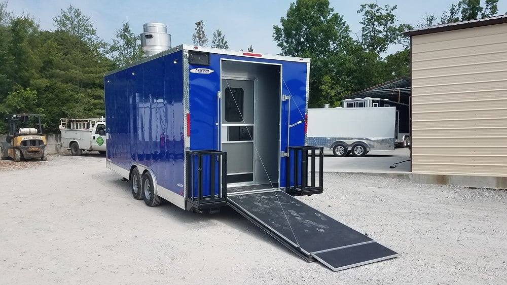 319-8.5-x-19-cobalt-blue-food-concession-trailer-4.jpg 8.5' x 19' Cobalt Blue Food Concession Trailer