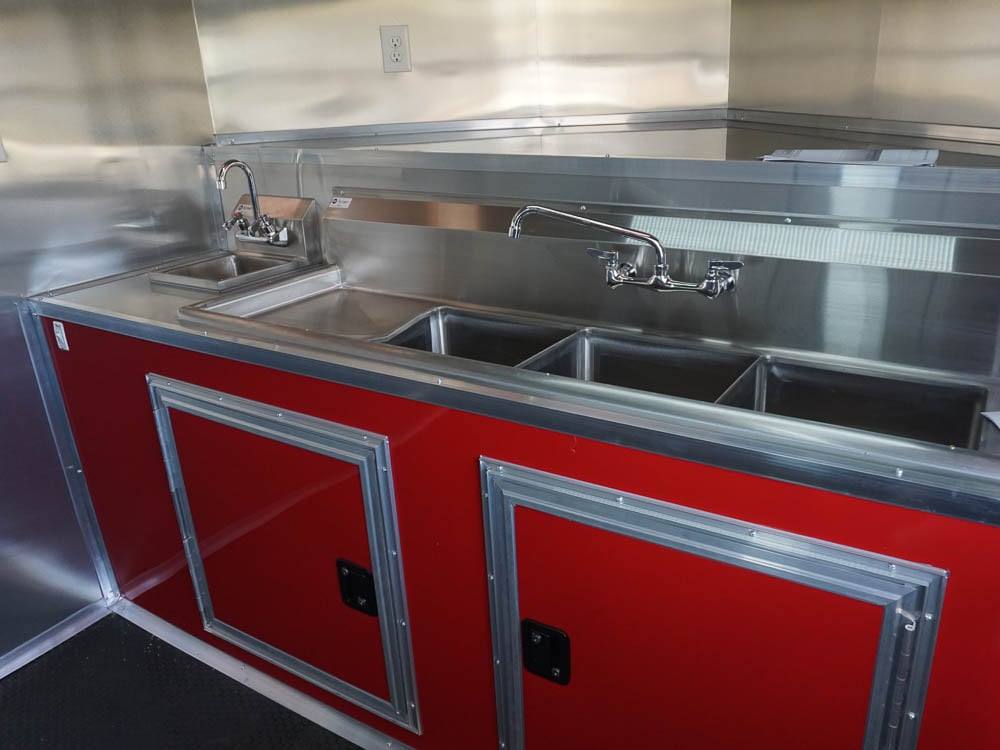 32-8.5-x-22-red-v-nose-bbq-porch-concession-with-blackout-trim-package-27.jpg 8.5 x 22 Red V-Nose BBQ Porch Concession with Blackout Trim Package