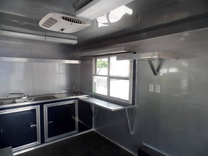 321-8.5-x-19-concession-yellow-bbq-porch-food-trailer-14.jpg 8.5' x 19' Concession Yellow BBQ Porch Food Trailer