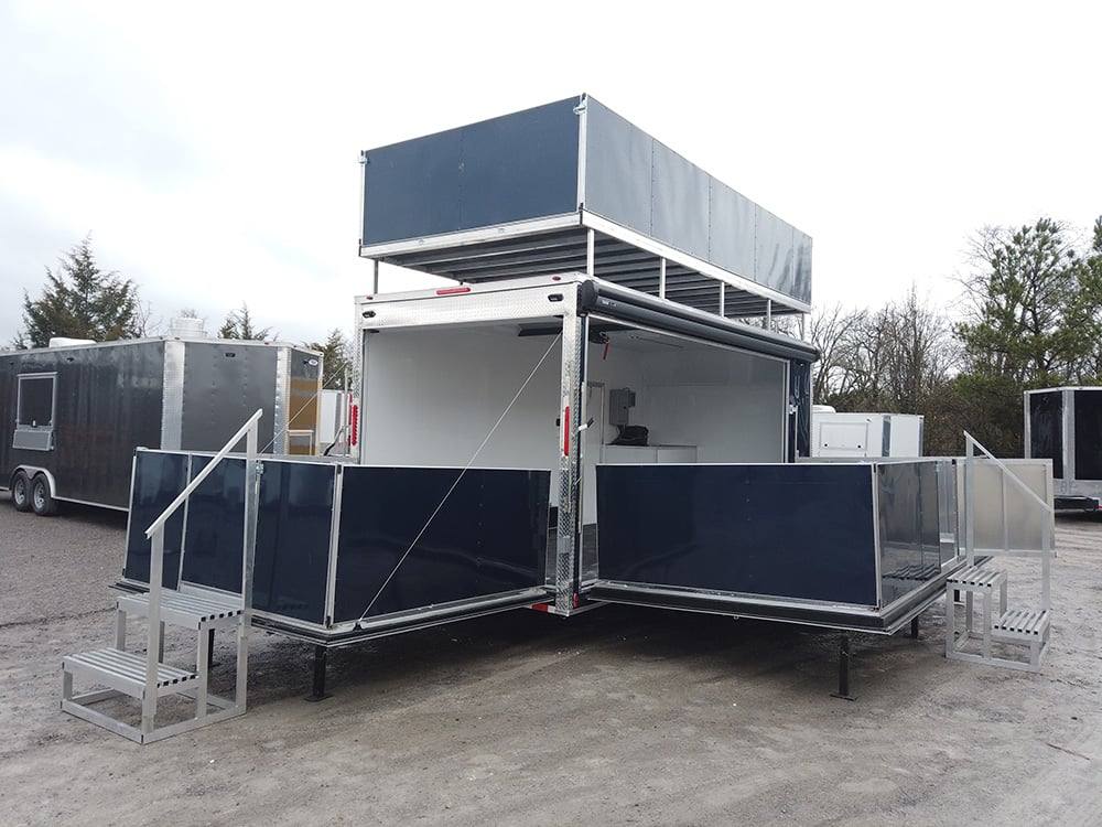 322-8.5-x-19-indigo-blue-mobile-stage-event-trailer-1.jpg 8.5' x 19' Indigo Blue Mobile Stage Event Trailer
