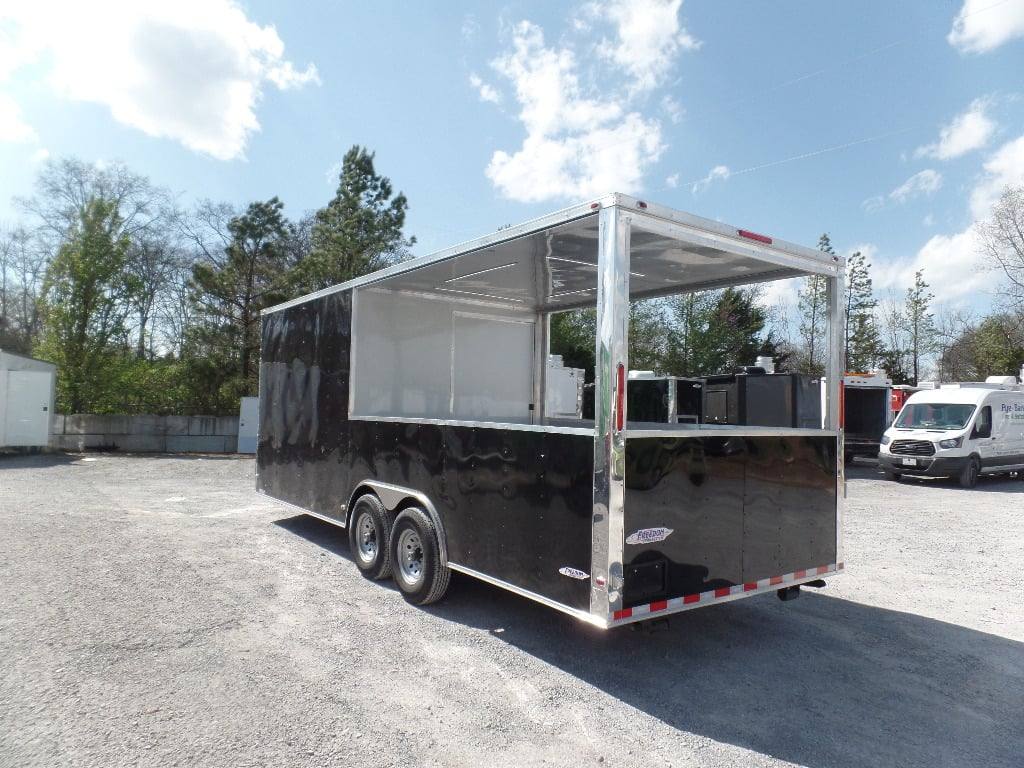 323-8.5-x-20-bbq-black-porch-style-concession-trailer-17.jpg 8.5' x 20' BBQ Black Porch Style Concession Trailer