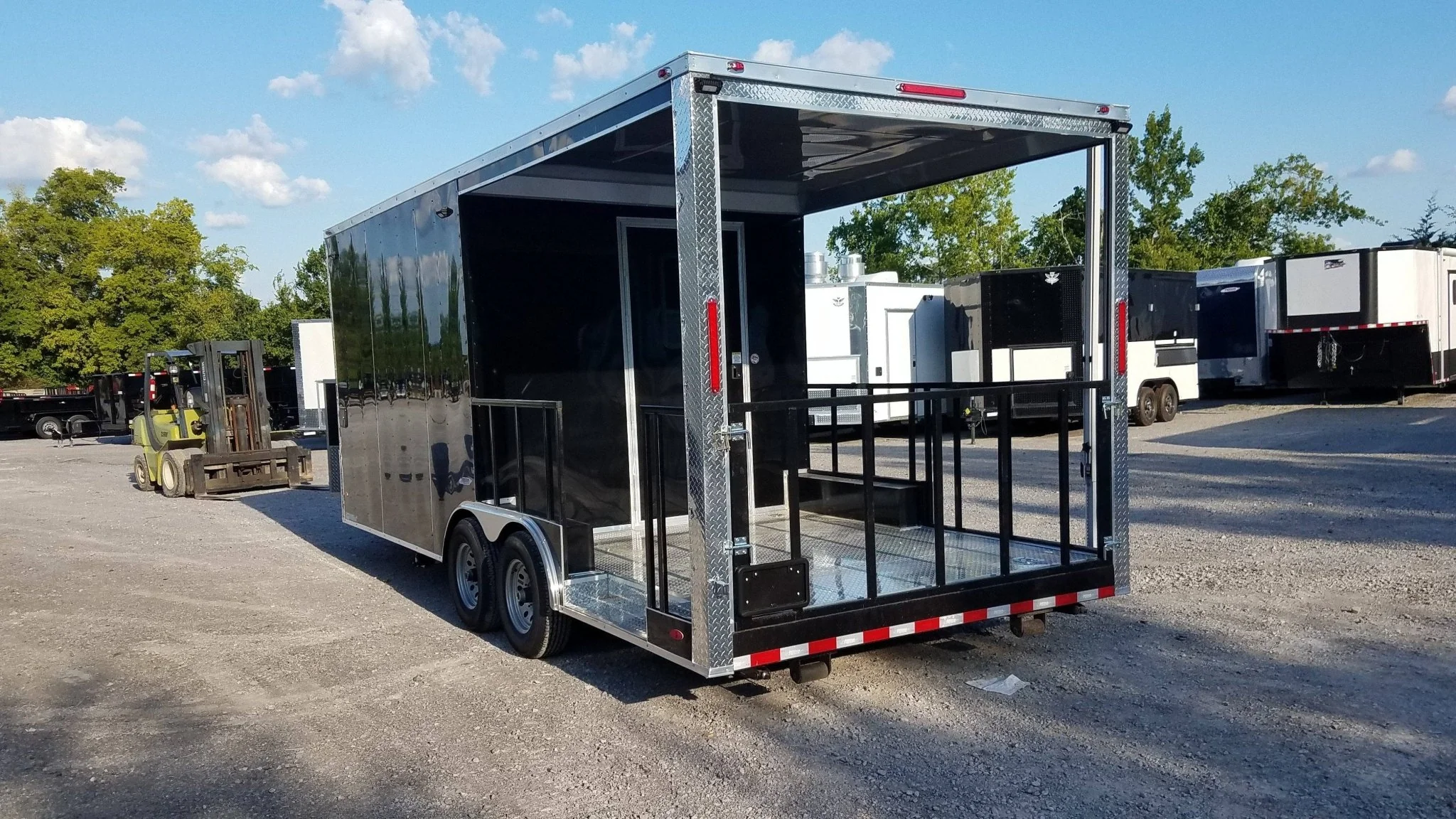 326-8.5-x-20-black-bbq-concession-food-trailer-18.webp 8.5' x 20' Black BBQ Concession Food Trailer