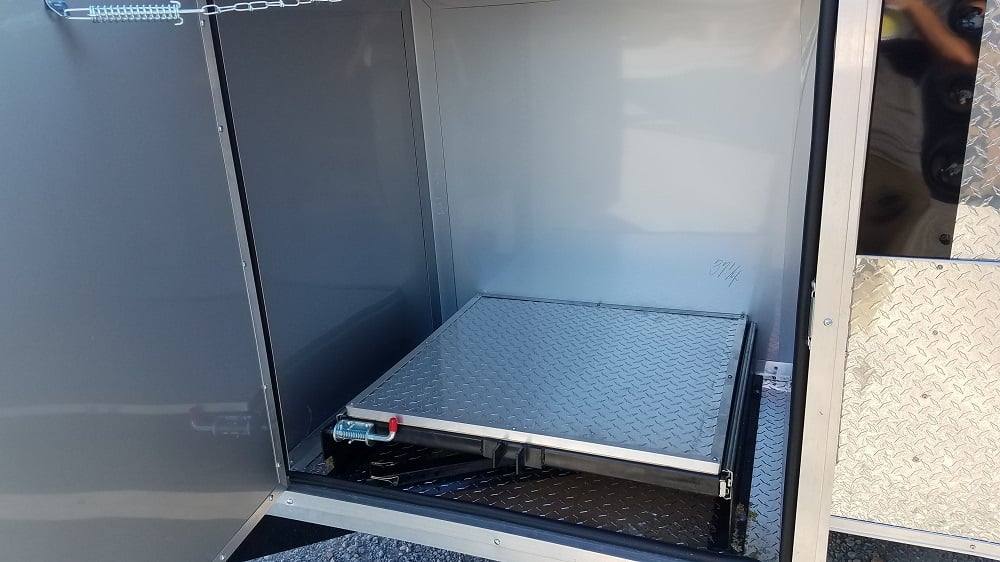 326-8.5-x-20-black-bbq-concession-food-trailer-20.jpg 8.5' x 20' Black BBQ Concession Food Trailer