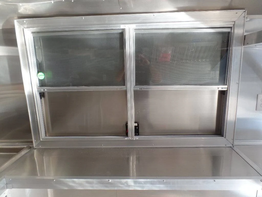 8.5' x 20' Black BBQ Porch Concession Food Trailer