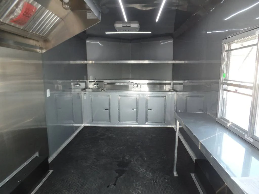 328-8.5-x-20-black-bbq-porch-concession-food-trailer-16.webp 8.5' x 20' Black BBQ Porch Concession Food Trailer
