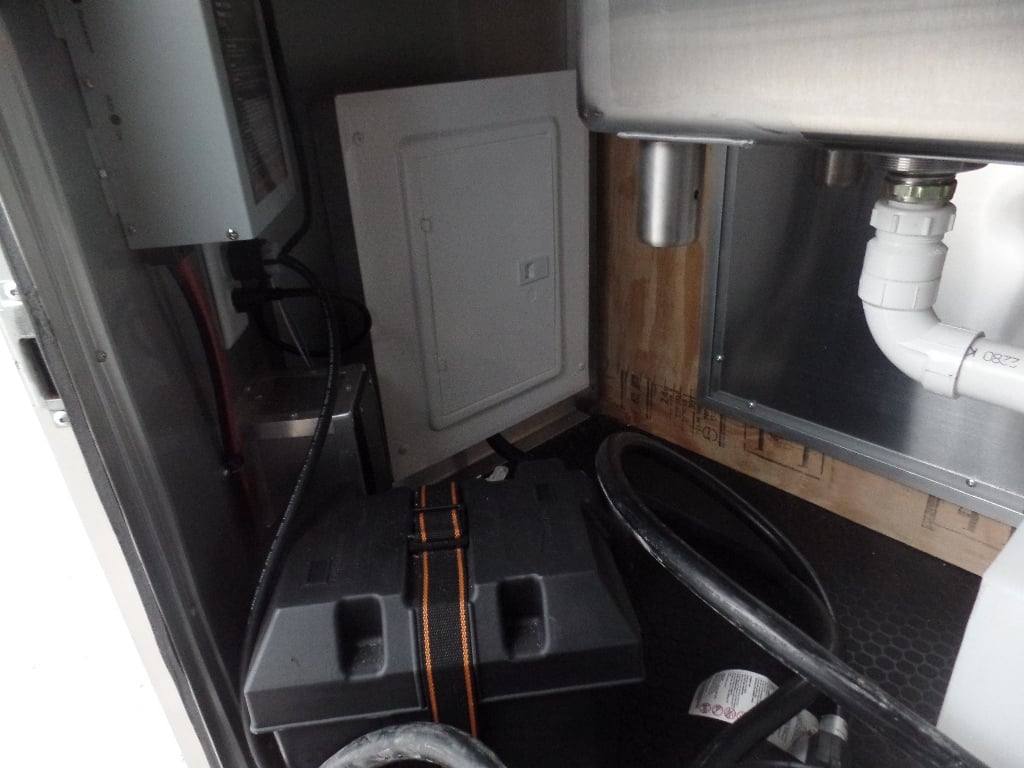 329-8.5-x-20-black-bbq-porch-concession-food-trailer-with-appliances-17.jpg 8.5' x 20' Black BBQ Porch Concession Food Trailer With Appliances