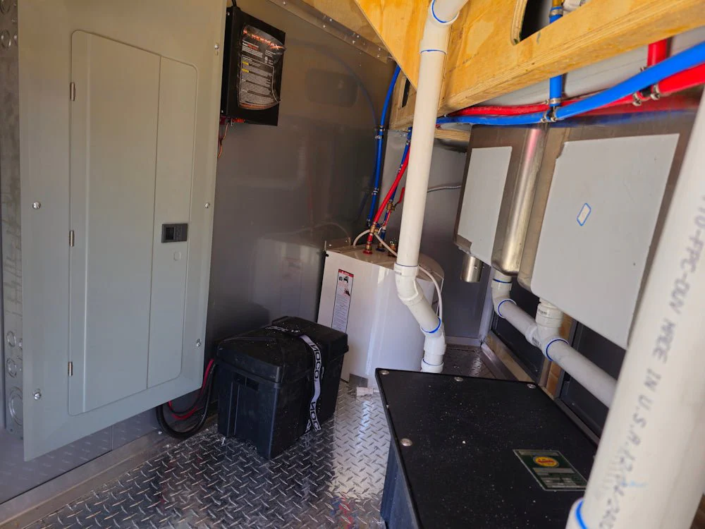 8.5 x 24 Black Concession Trailer Food Event Catering