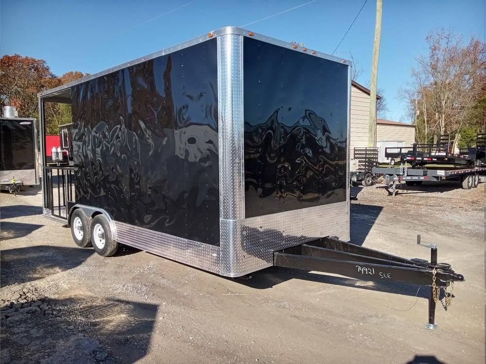 330-8.5-x-20-black-bbq-porch-concession-trailer-10.jpg 8.5' x 20' Black BBQ Porch Concession Trailer