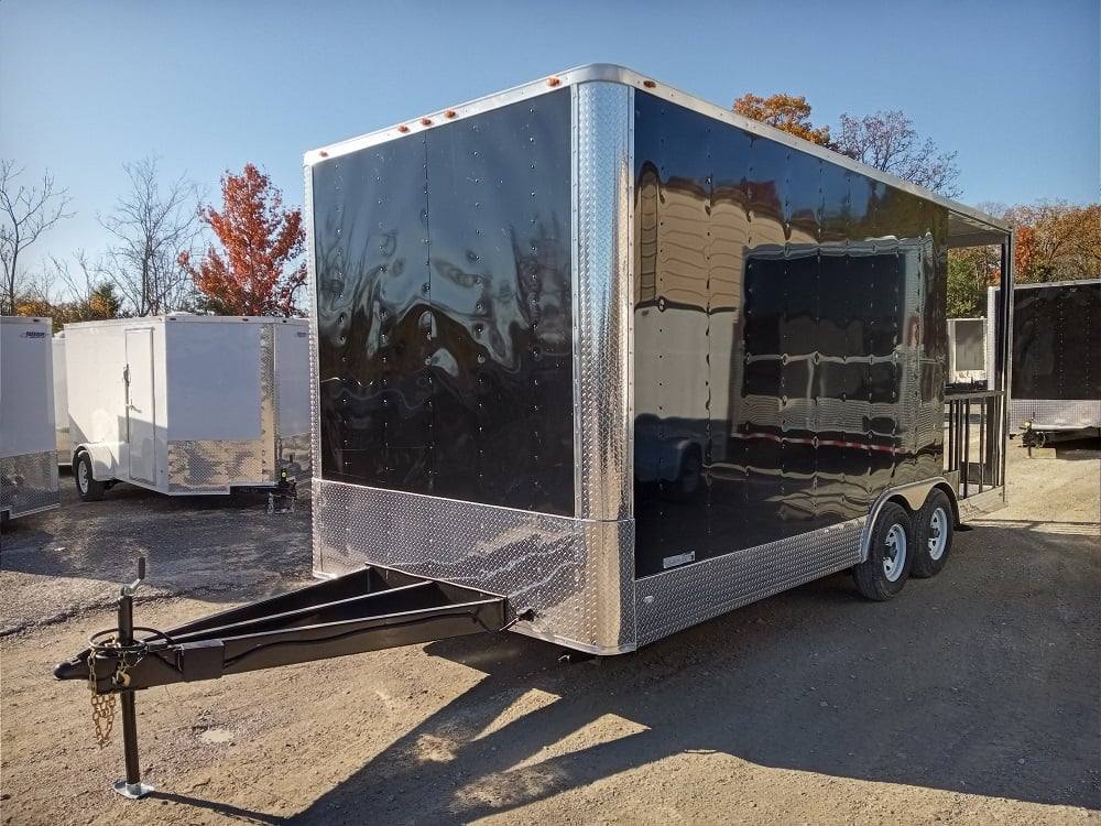 330-8.5-x-20-black-bbq-porch-concession-trailer-2.jpg 8.5' x 20' Black BBQ Porch Concession Trailer