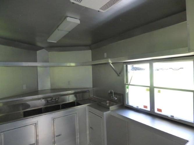 331-8.5-x-20-black-catering-event-concession-food-trailer-19.jpg 8.5' x 20' Black Catering Event Concession Food Trailer