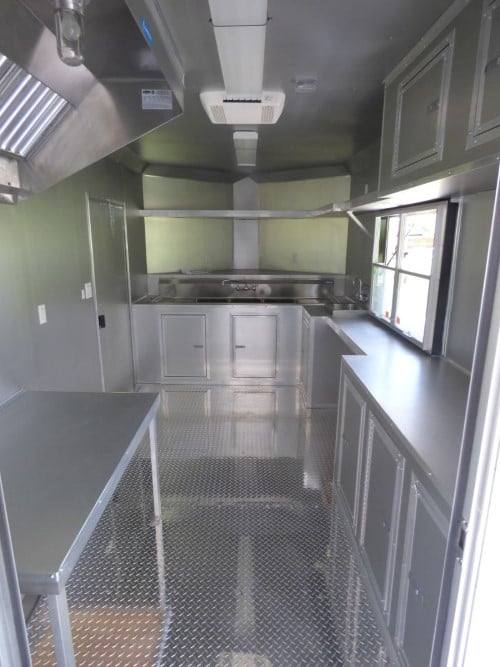 331-8.5-x-20-black-catering-event-concession-food-trailer-2.jpg 8.5' x 20' Black Catering Event Concession Food Trailer
