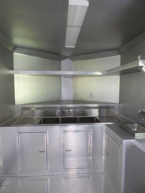 331-8.5-x-20-black-catering-event-concession-food-trailer-28.jpg 8.5' x 20' Black Catering Event Concession Food Trailer